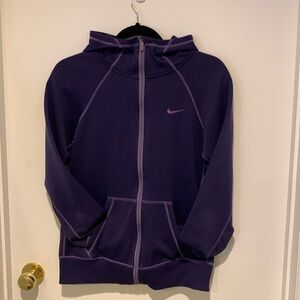 Purple Nike Therma-Fit hoodie. Sz M. VGUC.